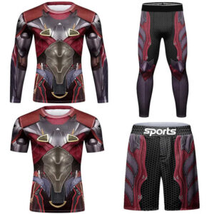 Professional Rash Guard Sets All Sports and Outdoor Activities Custom Sportswear for Men