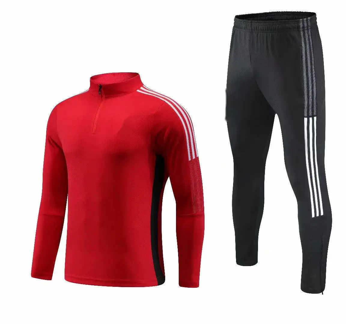 Thailand quality 2021_2022 PSG Club Men Soccer Tracksuit Football Training suit with All logo - 图片 10