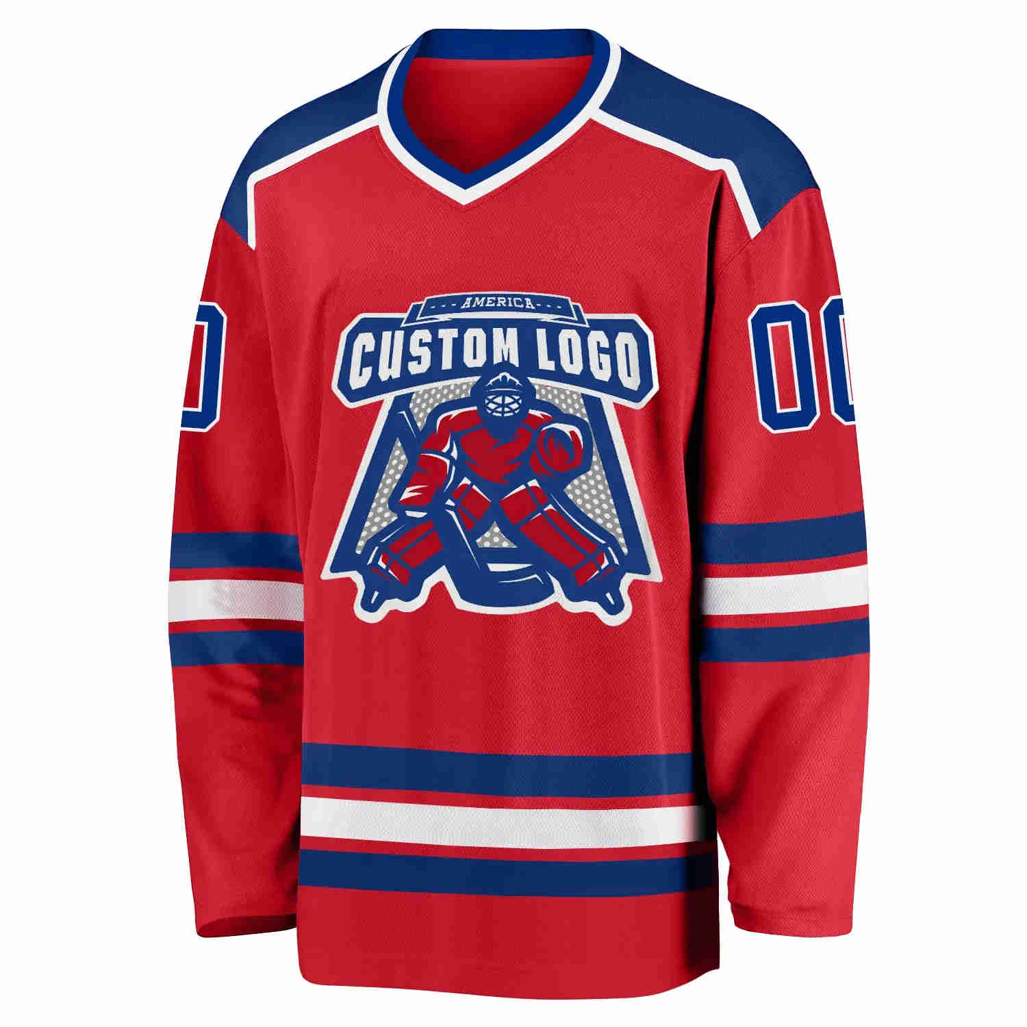 Ice Hockey Shirts Sublimation Embroidery Unisex Customized Logo Style Color