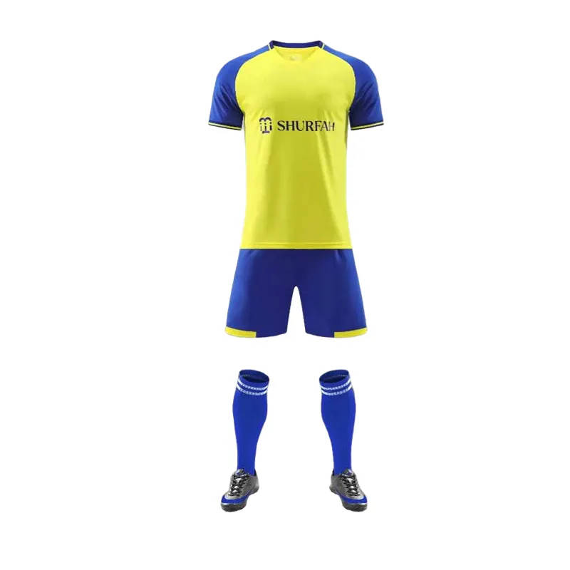 2024 Quality New design sublimation custom soccer uniform with socks football training jersey - 图片 2