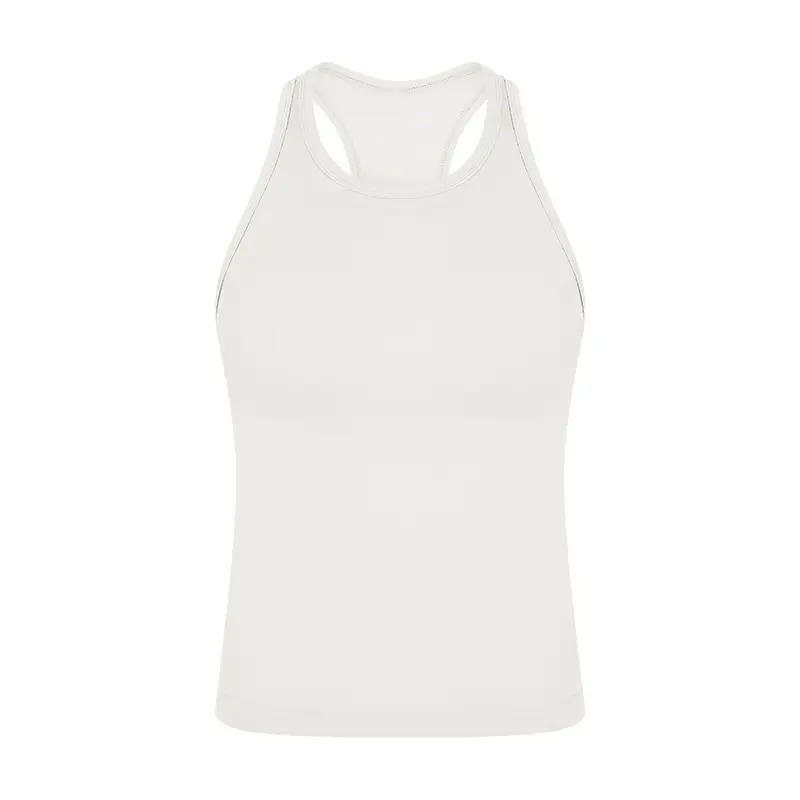 Women's Crew Neck Singlet Fitness Sports Basic Tight Running Workout Tank Tops Yoga Sleeveless Tank Top Women - 图片 6