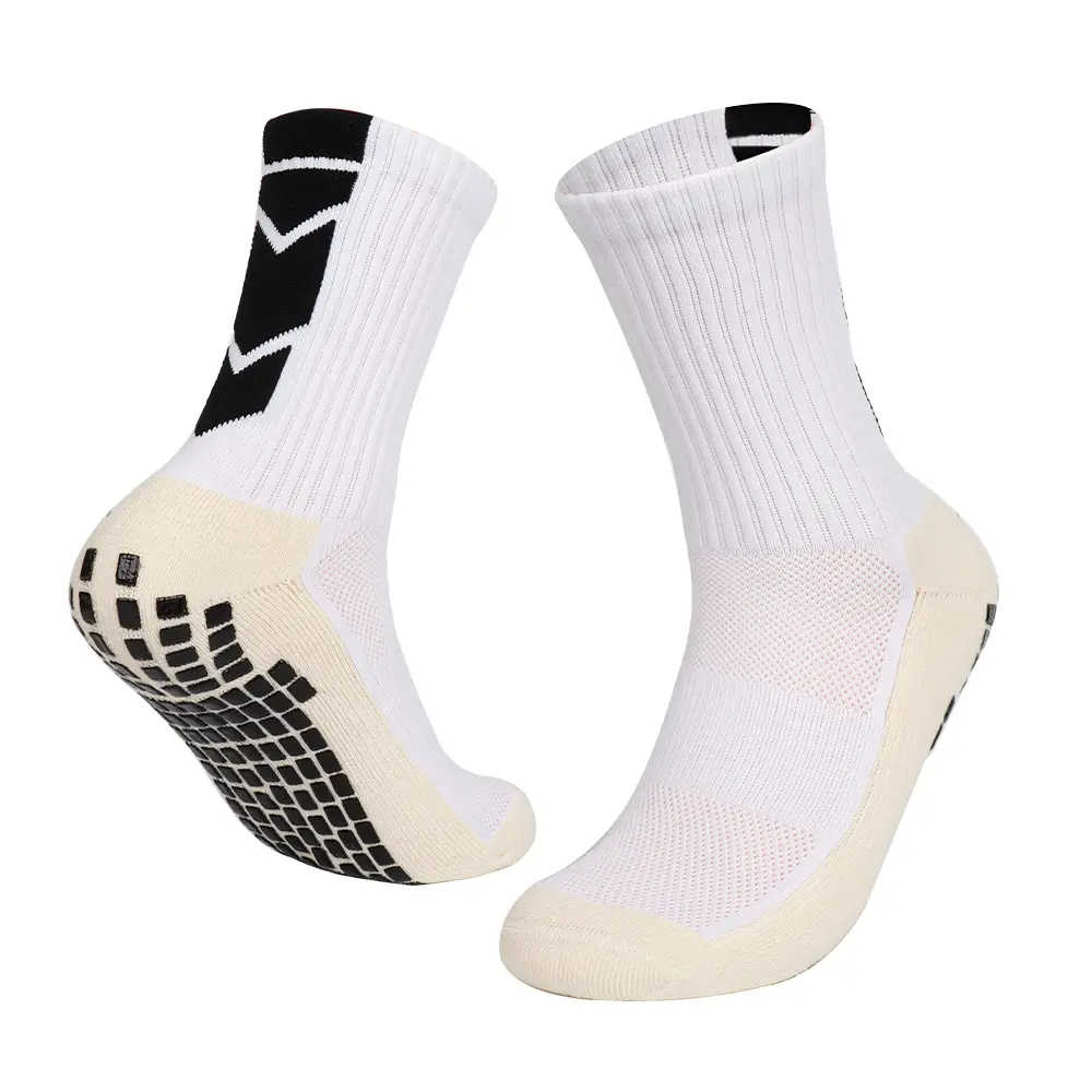 Custom Quick Dry Soccer Football Socks Anti Slip Middle Tube Training Grip Sports Socks - 图片 12