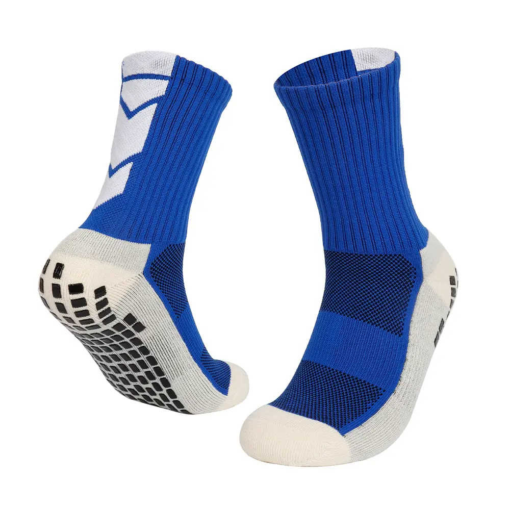Custom Quick Dry Soccer Football Socks Anti Slip Middle Tube Training Grip Sports Socks - 图片 11