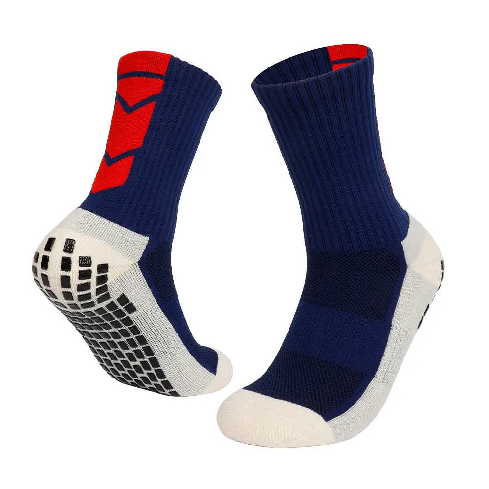 Custom Quick Dry Soccer Football Socks Anti Slip Middle Tube Training Grip Sports Socks - 图片 10