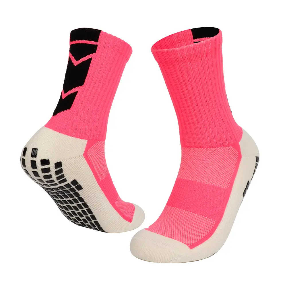 Custom Quick Dry Soccer Football Socks Anti Slip Middle Tube Training Grip Sports Socks - 图片 9