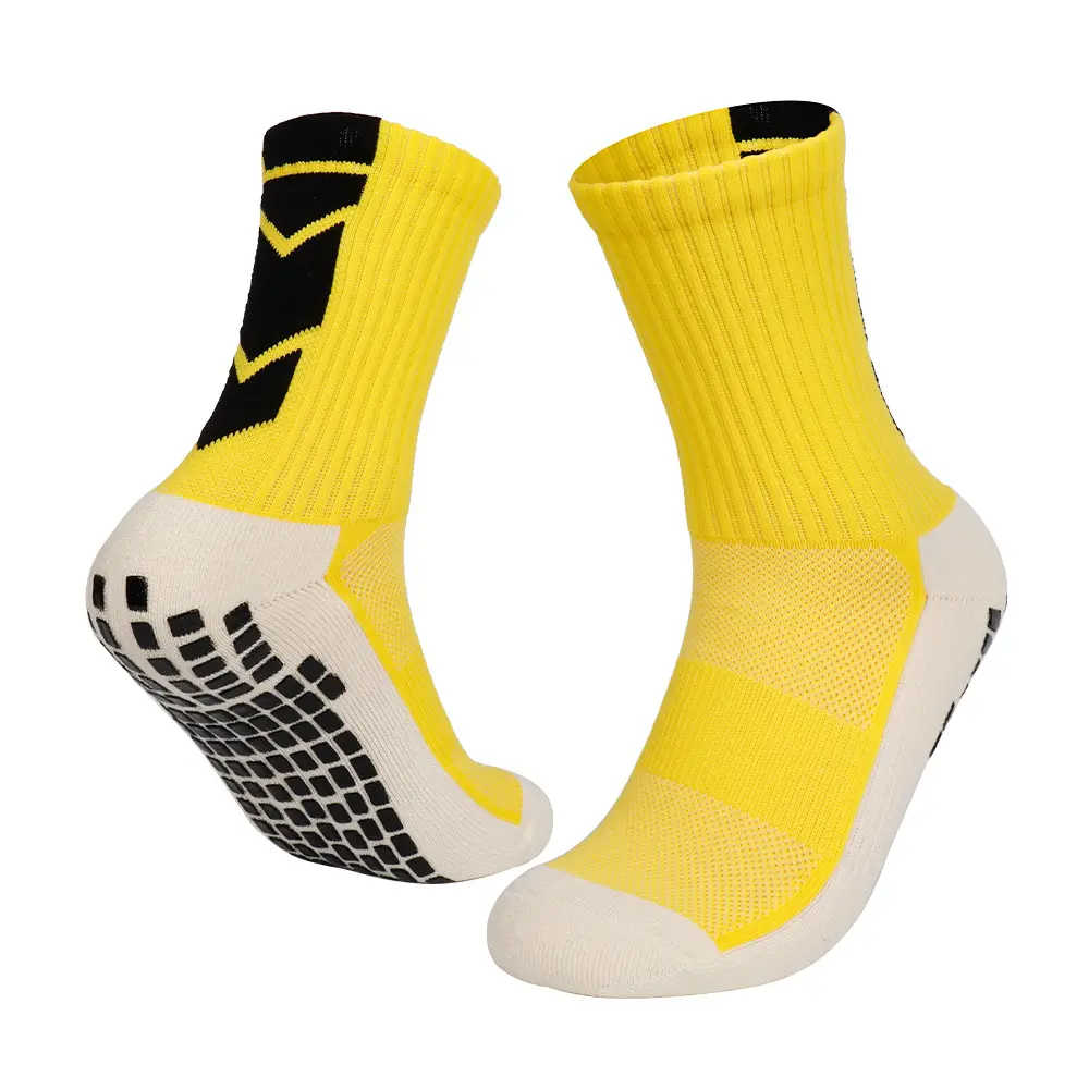 Custom Quick Dry Soccer Football Socks Anti Slip Middle Tube Training Grip Sports Socks - 图片 8