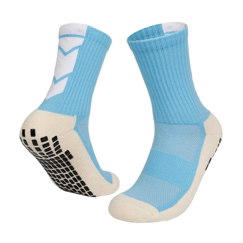 Custom Quick Dry Soccer Football Socks Anti Slip Middle Tube Training Grip Sports Socks - 图片 6