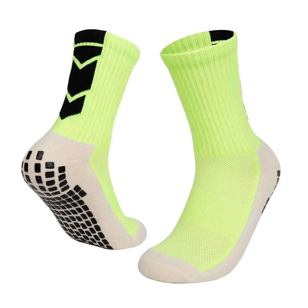 Custom Quick Dry Soccer Football Socks Anti Slip Middle Tube Training Grip Sports Socks - 图片 5