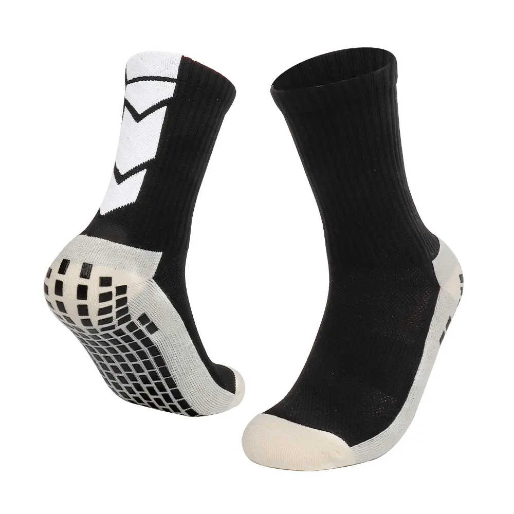 Custom Quick Dry Soccer Football Socks Anti Slip Middle Tube Training Grip Sports Socks - 图片 3