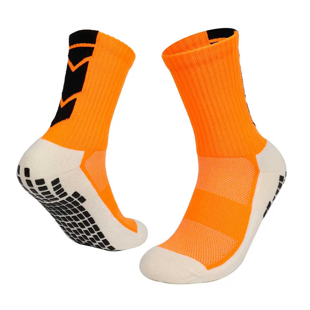 Custom Quick Dry Soccer Football Socks Anti Slip Middle Tube Training Grip Sports Socks - 图片 2