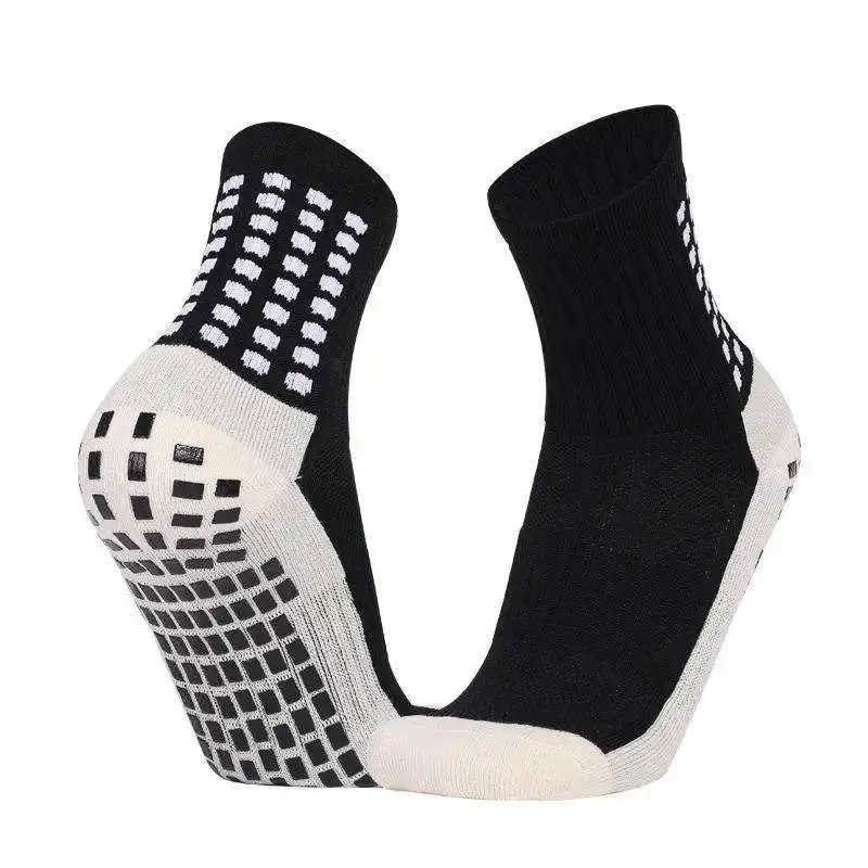 Custom Quick Dry Soccer Football Socks Anti Slip Middle Tube Training Grip Sports Socks - 图片 24