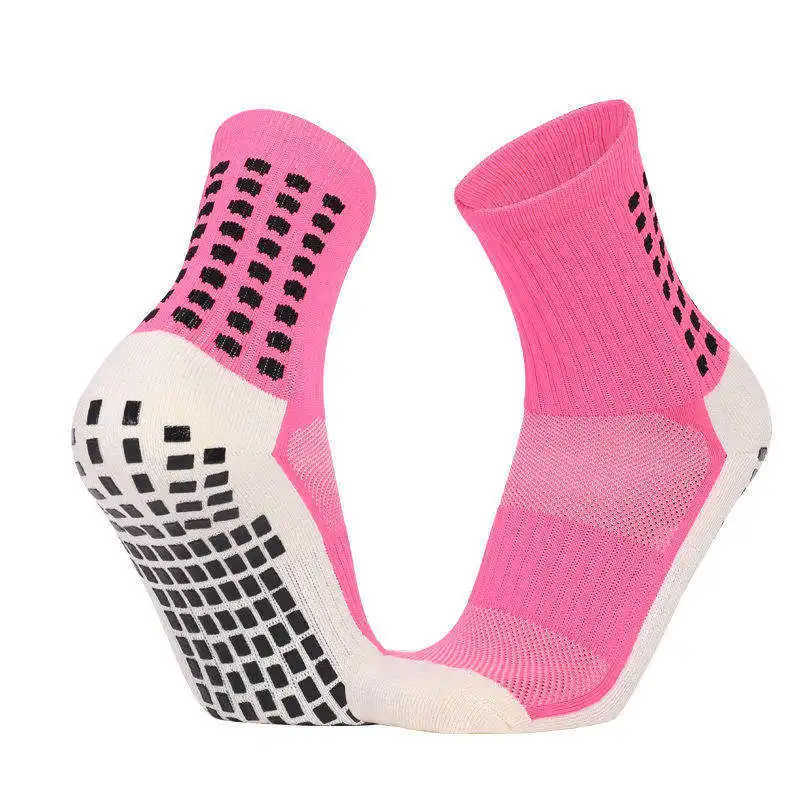 Custom Quick Dry Soccer Football Socks Anti Slip Middle Tube Training Grip Sports Socks - 图片 23
