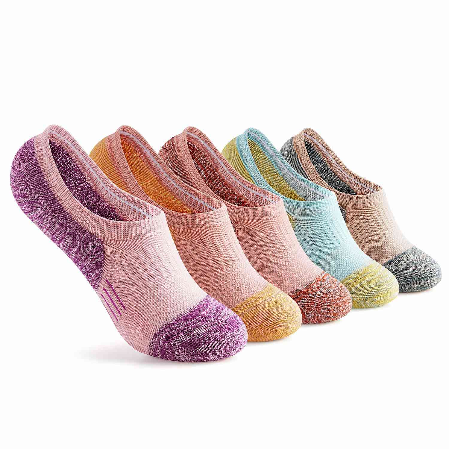 Womens No Show Socks Athletic Ankle Socks Cushioned Running Low Cut Socks