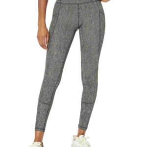 Women's Active Sculpt Multicolor Dots High Rise Full Length Legging with Pockets