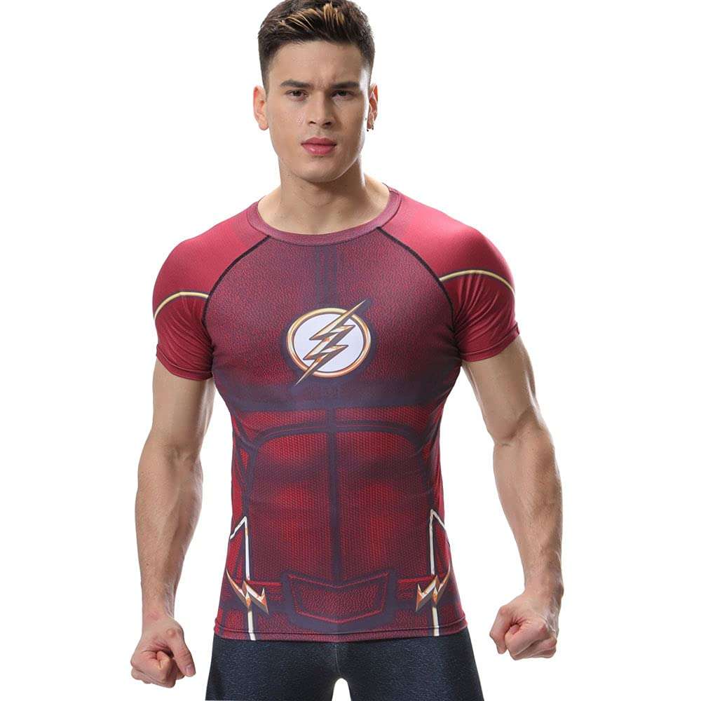 Mens 3D Digital Printing Short Sleeve Shirt - 图片 3