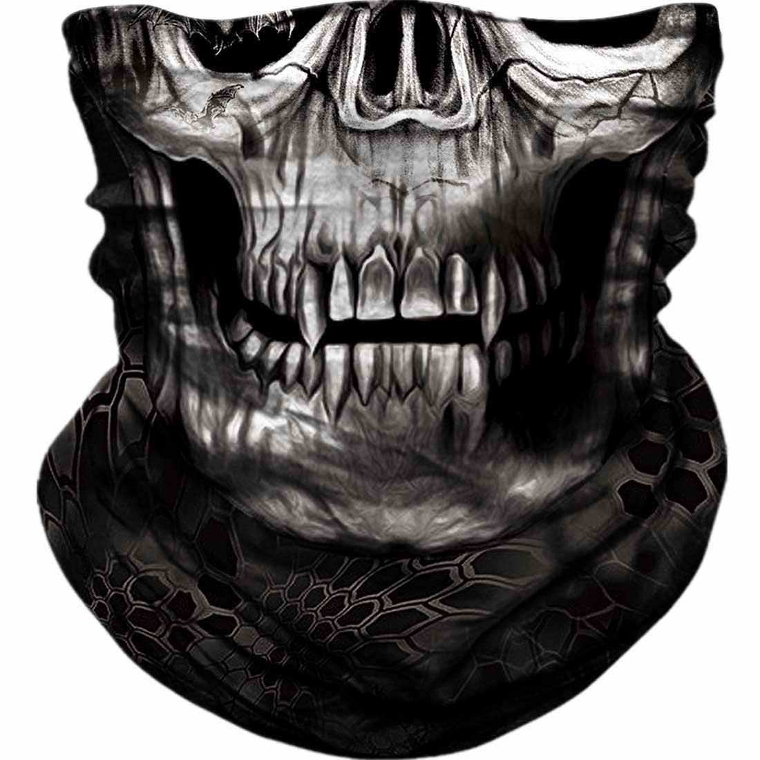 Seamless Neck Gaiter Shield Scarf Bandana Face Mask Seamless UV Protection for Motorcycle Cycling Riding Running Headbands