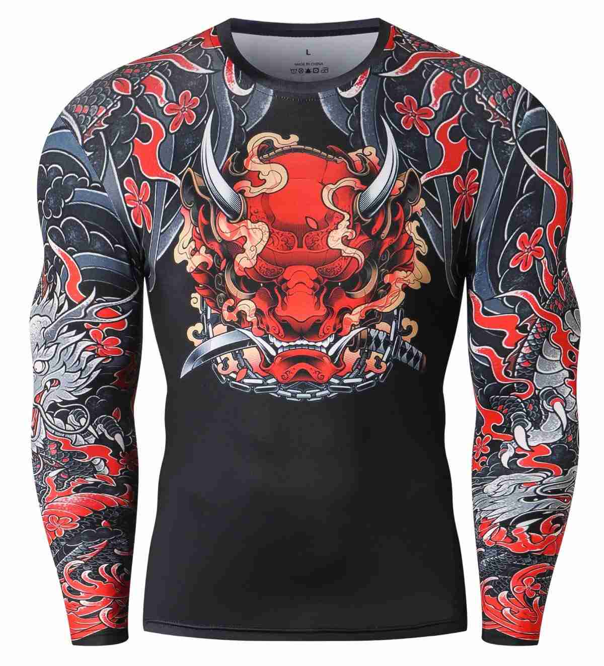 Cool Dry Compression Sports Shirt Long Sleeve Base Layer