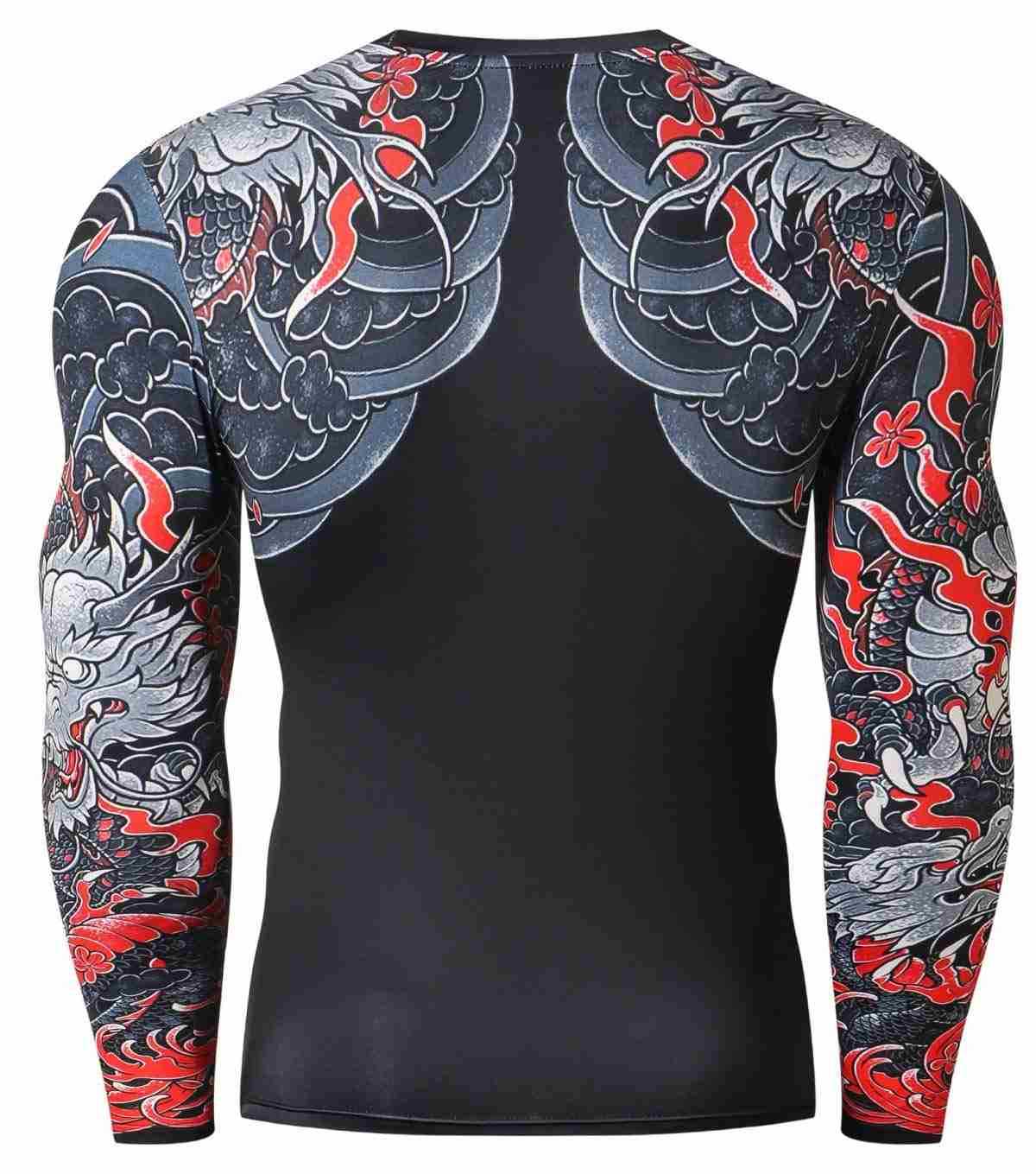 Cool Dry Compression Sports Shirt Long Sleeve Base Layer - 图片 3
