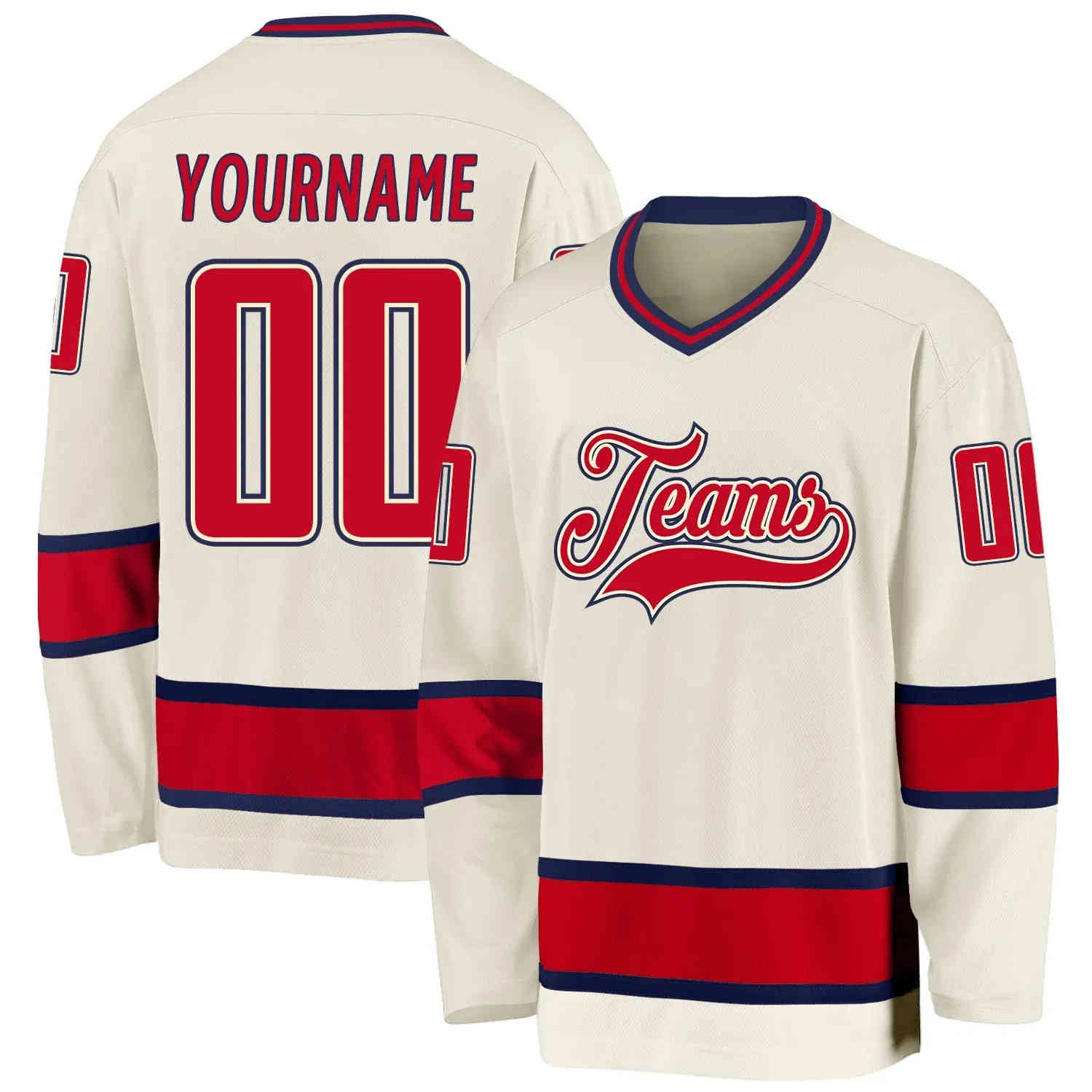 Custom Name Logo Ice Hockey Wear Multiple Color Style Ice Hockey Jersey - 图片 5