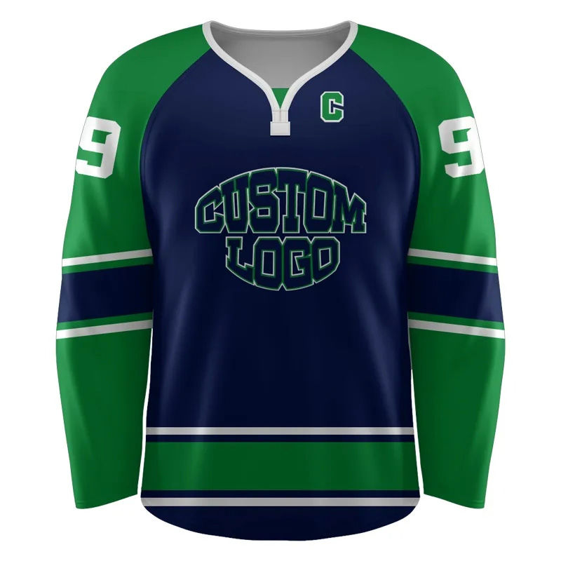 Mens High Quality Ice Hockey Jersey Customize Logo Printing Name Number Ice Hockey Shirt - 图片 3