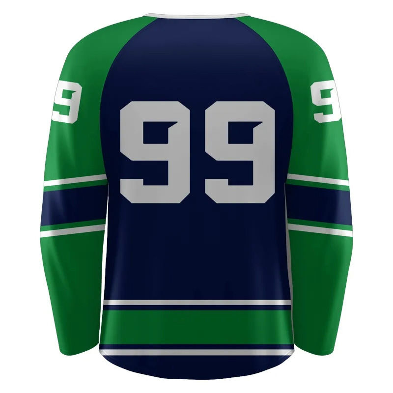 Mens High Quality Ice Hockey Jersey Customize Logo Printing Name Number Ice Hockey Shirt - 图片 4