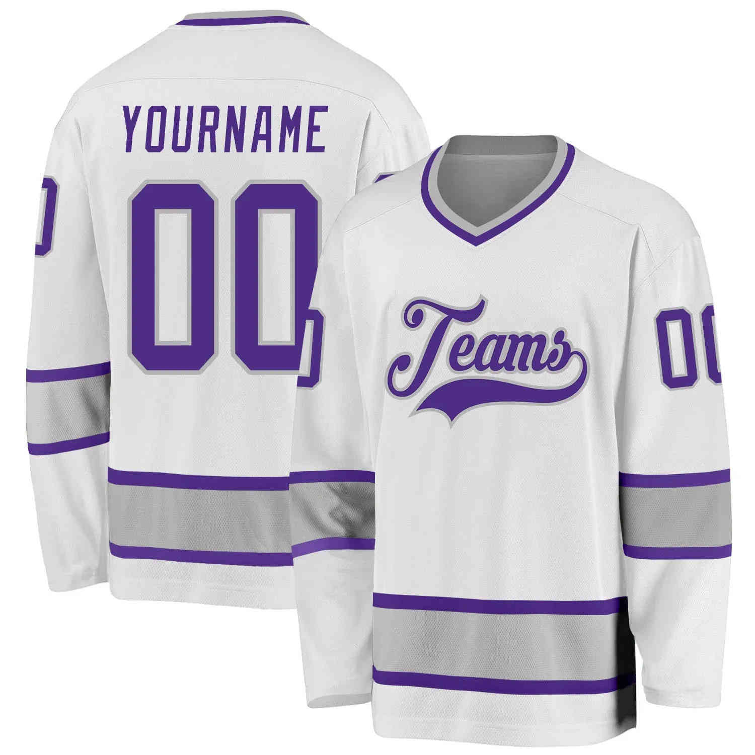 Custom Name Logo Ice Hockey Wear Multiple Color Style Ice Hockey Jersey - 图片 3