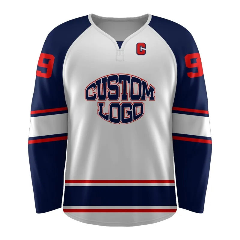 Mens High Quality Ice Hockey Jersey Customize Logo Printing Name Number Ice Hockey Shirt
