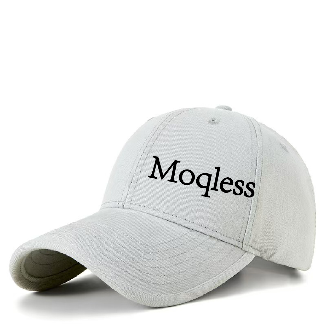 100% Cotton Solid Color Moqless logo Sports Hat Baseball Caps - 图片 4